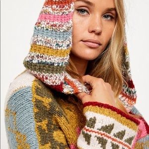 New free people canyon vibes cardigan hoodie